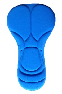 CPC031 Making cycling pants cushions sponge silicone cushions 19*33cn moisture wicking cycling pants cushion manufacturer 1206 side view